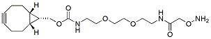 Molecular structure of the compound: Aminooxy-PEG2-BCN