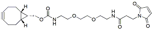 Molecular structure of the compound: BCN-endo-PEG2-Mal