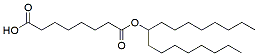 Molecular structure of the compound: 7-((heptadecan-9-yloxy)carbonyl)heptanoic acid