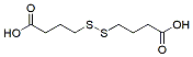 Molecular structure of the compound: 4,4-Disulfanediyldibutanoic acid