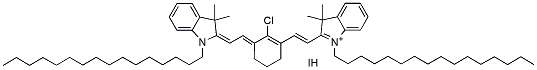 Molecular structure of the compound: Chloro-Cy7 dihexadecyl