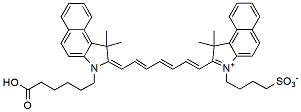 Molecular structure of the compound: ICG-COOH