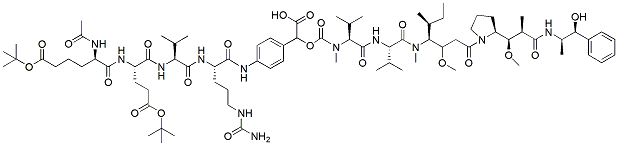 Molecular structure of the compound: EEVC-MMAE carboxylic acid