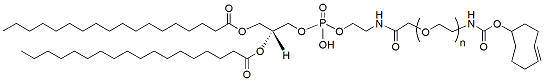 Molecular structure of the compound: DSPE-PEG-TCO, MW 5,000
