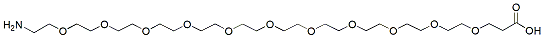 Molecular structure of the compound: Amino-PEG11-acid