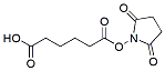 Molecular structure of the compound: 5-(NHS ester)pentanoic acid