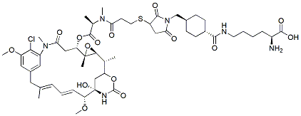 Molecular structure of the compound: (Rac)-Lys-SMCC-DM1