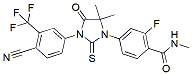 Molecular structure of the compound: Enzalutamide