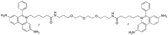 Molecular structure of the compound: GelRed, Nucleic Acid Gel Staining Solution, 10,000&times;