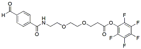 Molecular structure of the compound: Ald-Ph-PEG2-PFP