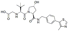 Molecular structure of the compound: (S,R,S)-AHPC-amido-C1-acid