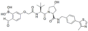 Molecular structure of the compound: (S,R,S)-AHPC-Ald-Phe-boronic acid
