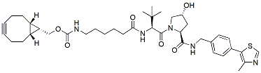 Molecular structure of the compound: (S,R,S)-AHPC-C5-endo-BCN
