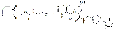 Molecular structure of the compound: (S,R,S)-AHPC-PEG1-endo-BCN