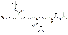 Molecular structure of the compound: Spermine(N3BBB)