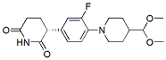 Molecular structure of the compound: (R)-3-(4-(4-(dimethoxymethyl)piperidin-1-yl)-3-fluorophenyl)piperidine-2,6-dione