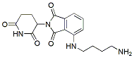 Molecular structure of the compound: Pomalidomide-C4-NH2