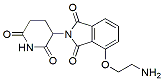 Molecular structure of the compound: Thalidomide-4-O-C2-NH2