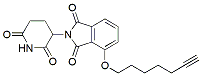 Molecular structure of the compound: Thalidomide-O-C5-Propargyl