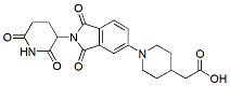 Molecular structure of the compound: Thalidomide-5-piperidine-C1-acid