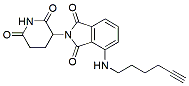 Molecular structure of the compound: Pomalidomide-C4-propargyl