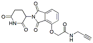 Molecular structure of the compound: Thalidomide-O-acetamido-propargyl