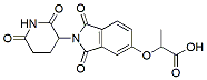 Molecular structure of the compound: 2-{[2-(2,6-dioxopiperidin-3-yl)-1,3-dioxo-2,3-dihydro-1H-isoindol-5-yl)oxy)propanoic acid