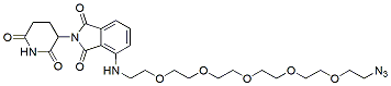 Molecular structure of the compound: Pomalidomide 4-PEG5-azide