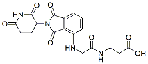 Molecular structure of the compound: Pomalidomide-CH2-CONH-C2-COOH