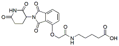 Molecular structure of the compound: Thalidomide-O-acetamido-C4-acid