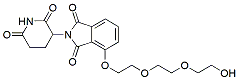 Molecular structure of the compound: Thalidomide-O-PEG3-OH