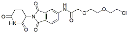 Molecular structure of the compound: 5-Pomalidomide-amido-PEG2-Cl