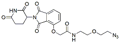 Molecular structure of the compound: Thalidomide-O-amido-PEG1-azide