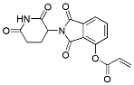 Molecular structure of the compound: 2-(2,6-dioxopiperidin-3-yl)-1,3-dioxoisoindolin-4-yl acrylate