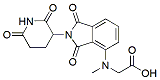 Molecular structure of the compound: 2-{[2-(2,6-dioxopiperidin-3-yl)-1,3-dioxo-2,3-dihydro-1H-isoindol-4-yl](methyl)amino}acetic acid