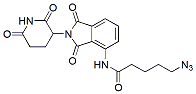 Molecular structure of the compound: Pomalidomide-amido-C4-azide
