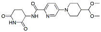 Molecular structure of the compound: 5-(4-(dimethoxymethyl)piperidin-1-yl)-N-(2,6-dioxopiperidin-3-yl)picolinamide