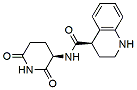 Molecular structure of the compound: (R)-N-((R)-2,6-dioxopiperidin-3-yl)-1,2,3,4-tetrahydroquinoline-4-carboxamide