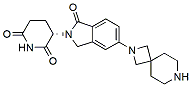 Molecular structure of the compound: (S)-3-(1-oxo-5-(2,7-diazaspiro[3.5]nonan-2-yl)isoindolin-2-yl)piperidine-2,6-dione
