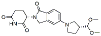 Molecular structure of the compound: (S)-3-(5-((R)-3-(dimethoxymethyl)pyrrolidin-1-yl)-1-oxoisoindolin-2-yl)piperidine-2,6-dione