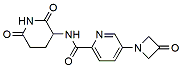 Molecular structure of the compound: N-(2,6-dioxopiperidin-3-yl)-5-(3-oxoazetidin-1-yl)picolinamide