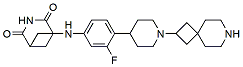 Molecular structure of the compound: 1-((4-(1-(7-azaspiro[3.5]nonan-2-yl)piperidin-4-yl)-3-fluorophenyl)amino)-3-azabicyclo[3.1.1]heptane-2,4-dione