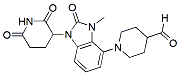 Molecular structure of the compound: 1-(1-(2,6-dioxopiperidin-3-yl)-3-methyl-2-oxo-2,3-dihydro-1H-benzo[d]imidazol-4-yl)piperidine-4-carbaldehyde