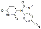 Molecular structure of the compound: 1-(2,6-dioxopiperidin-3-yl)-3-methyl-2-oxo-2,3-dihydro-1H-benzo[d]imidazole-5-carbonitrile