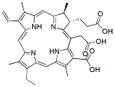 Molecular structure of the compound: Chlorin e6
