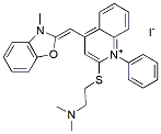 Molecular structure of the compound: SYBR Green II