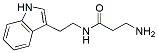 Molecular structure of the compound: Indole-C2-amide-C2-NH2