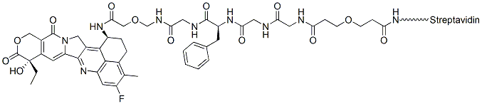 Molecular structure of the compound: Streptavidin-DXD (cleavable)