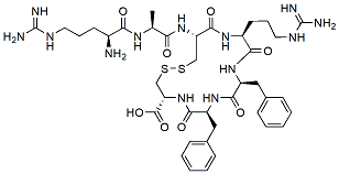Molecular structure of the compound: Peptide R, TFA salt