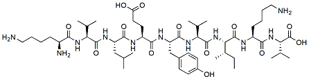 Molecular structure of the compound: MAGE-A1-derived peptide, acetate 